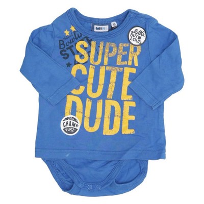 Mini Rodini, Body, Größe: 68, Blau/Gelb, Baumwolle, Print, Unisex (Kinder) #9AM