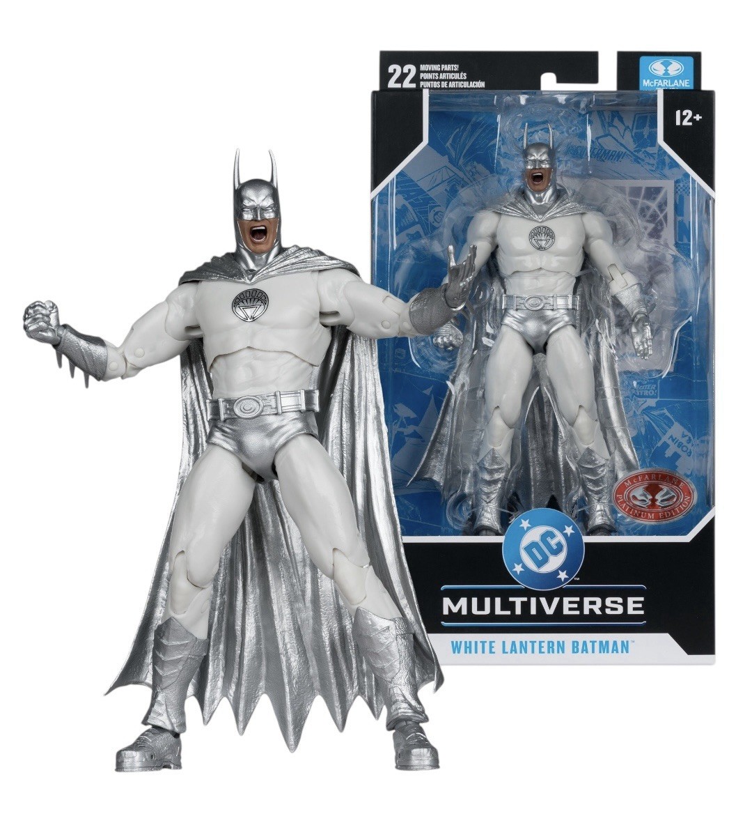2026 McFarlane DC Multiverse White Lantern Batman Platinum Edition