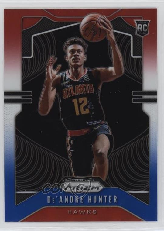 2019-20 Panini Prizm Rookie Red White & Blue Prizm De'Andre Hunter #251 1bi0