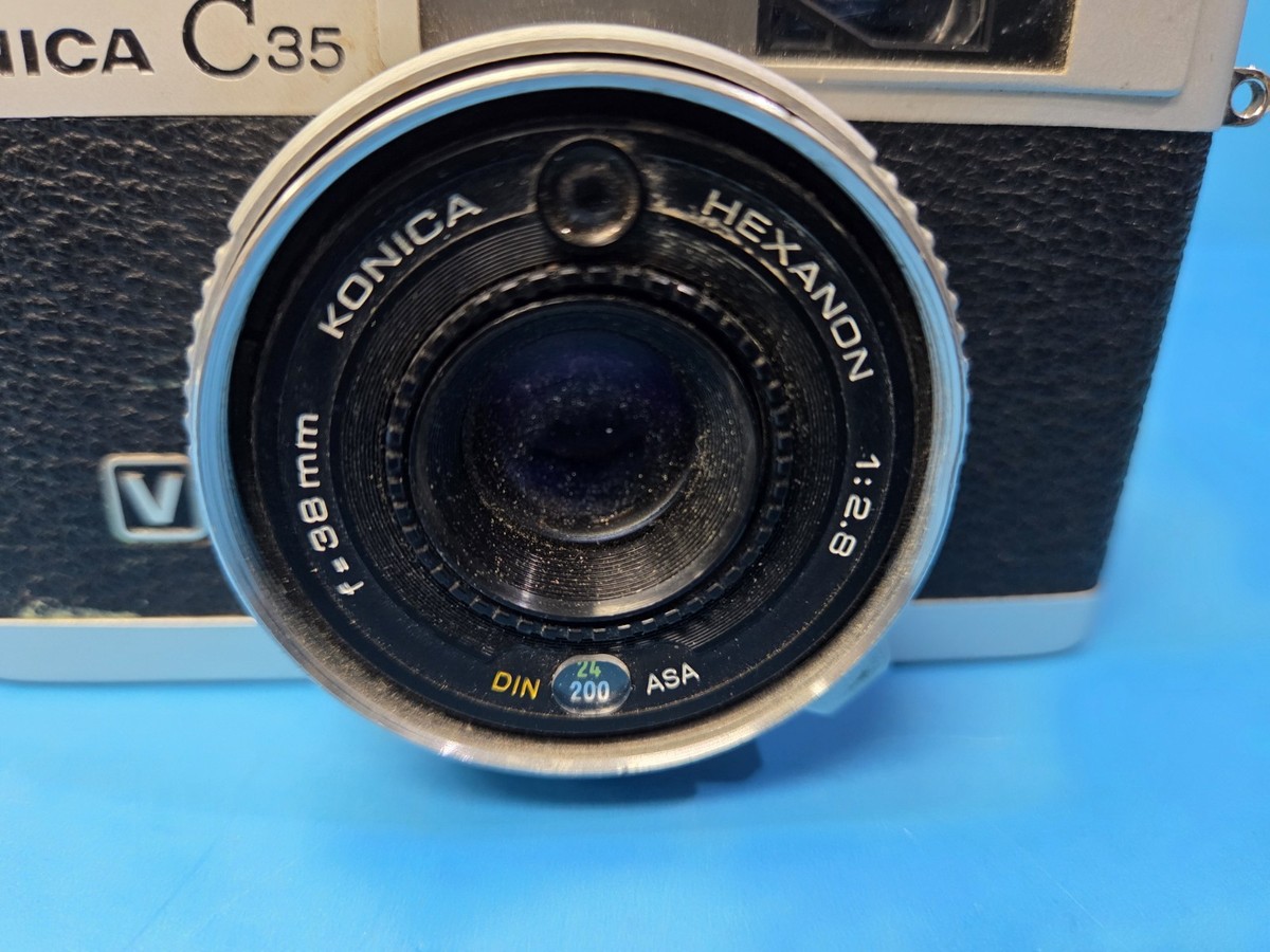 Konica C35 Flash matic Rangefinder Film Camera 38mm f/2.8