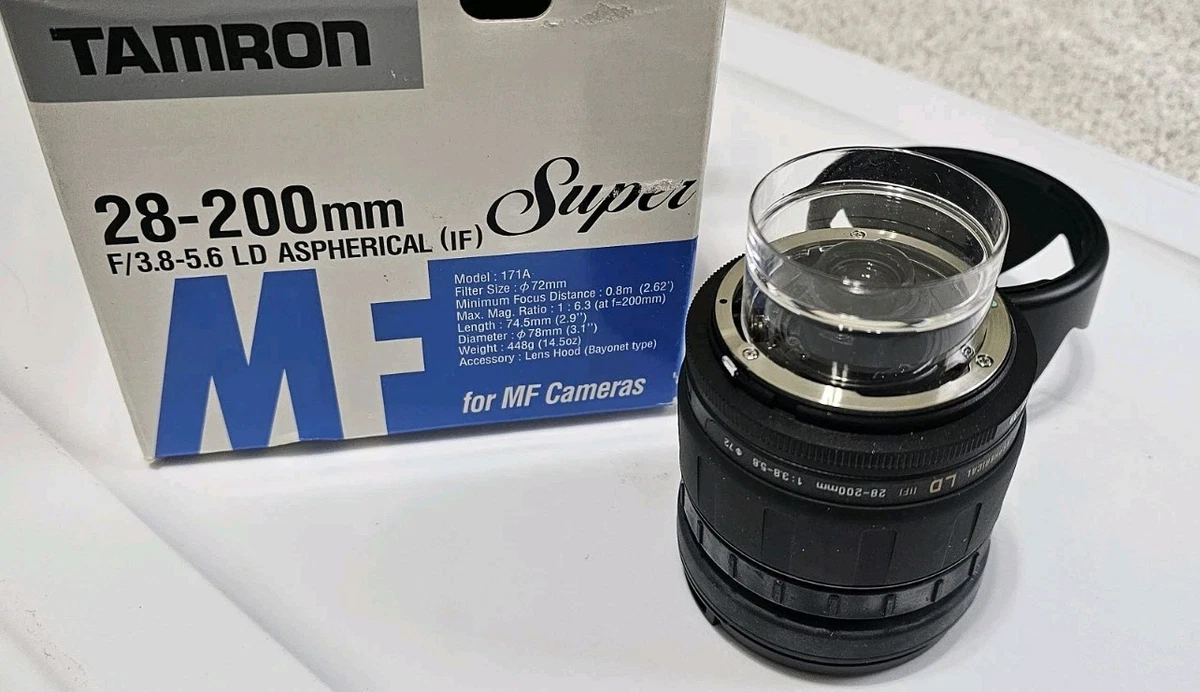 Objectif Tamron AF 28-200 Mm F/3,8-5,6 LD Aspherical Pour Nikon – Occasion, état Correct