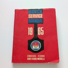 1965 Buick Service Manual Chassis 43000 44000 Model Special Skylark Sportwagon