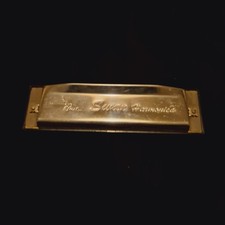 Vintage Sanae Harmonica Metal Pocket Harmonica Instrument