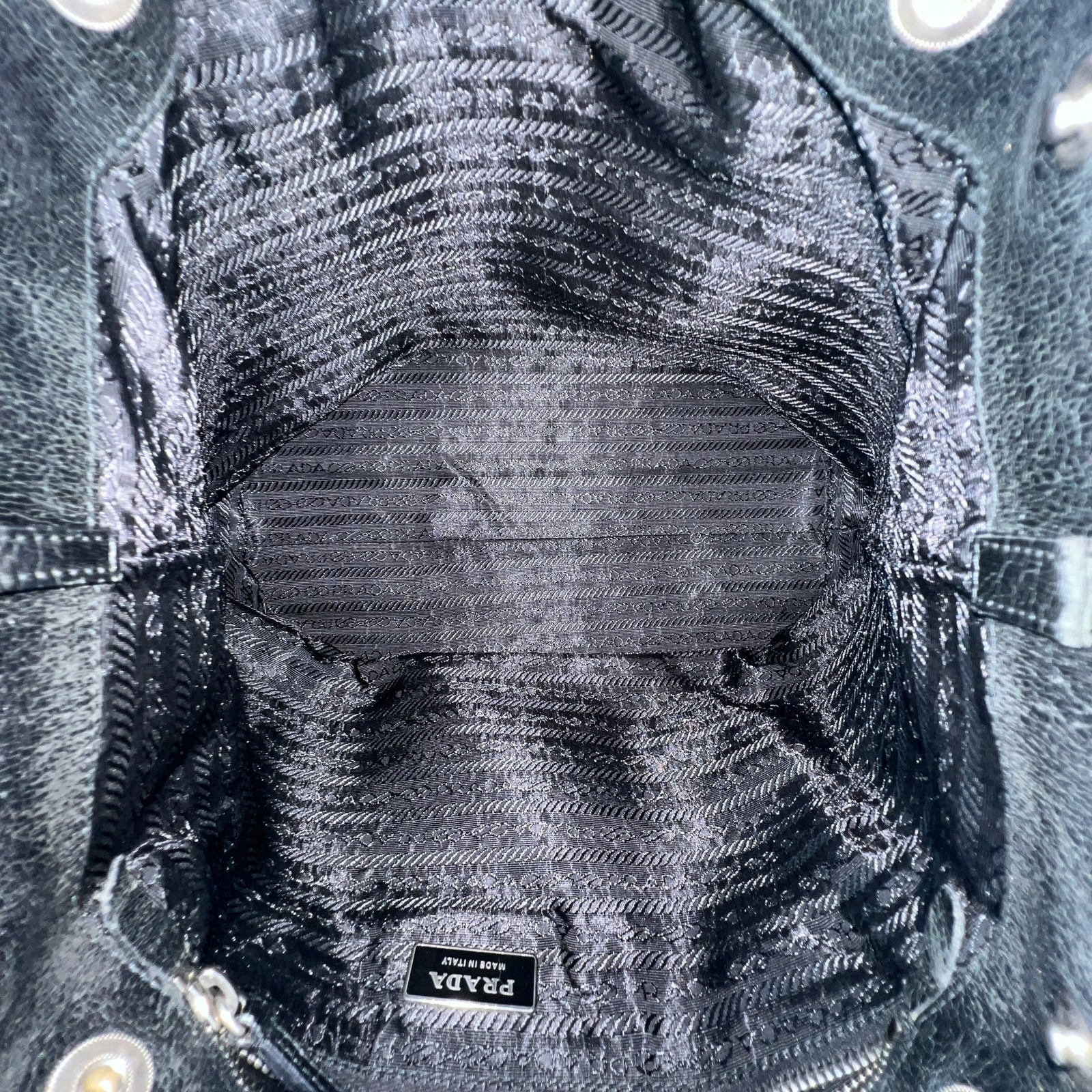 Prada Perforated Leather Tote — image 7
