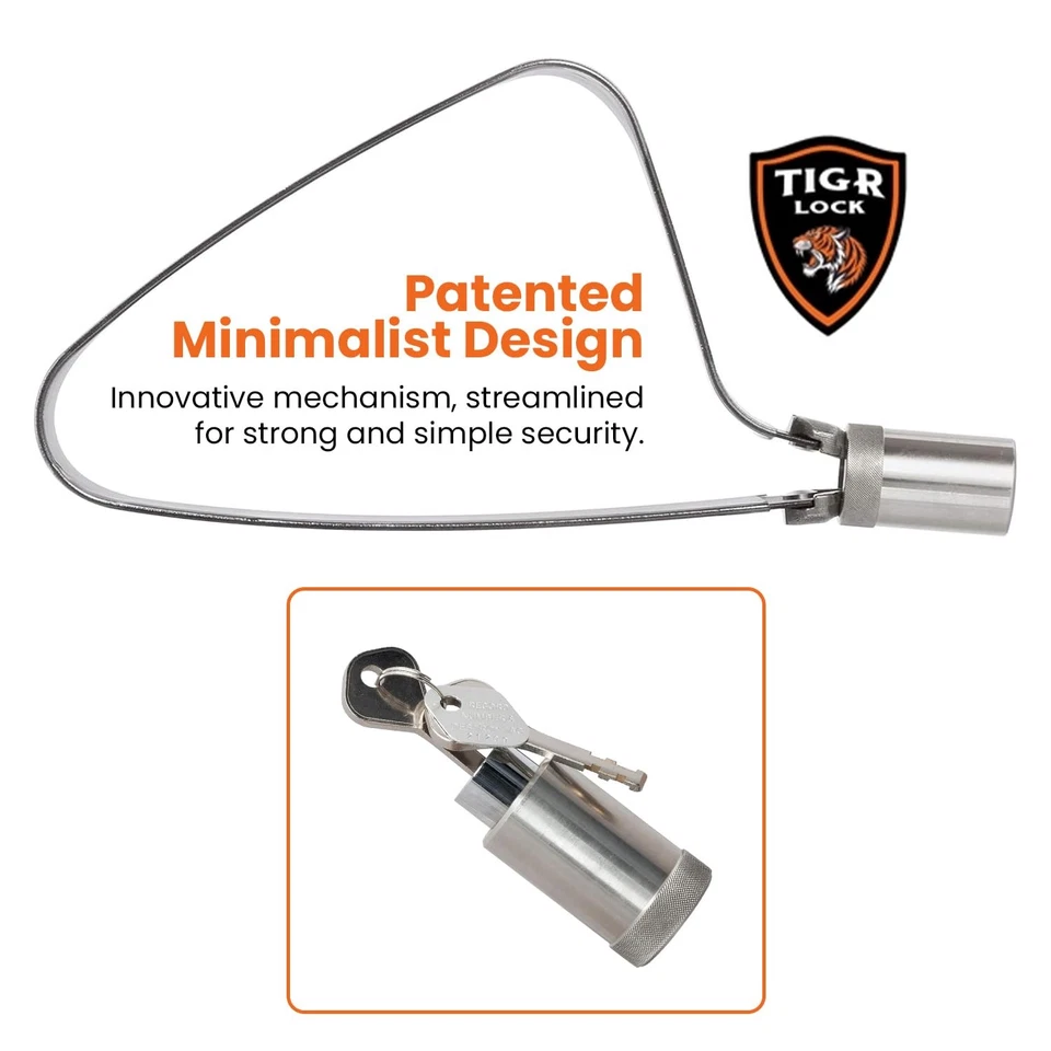 Mini Cerradura Bicicleta Alta Seguridad con Montaje en Cuadro - 7 x 4" Flexible Alto Carbono S... Foto 3 de 4