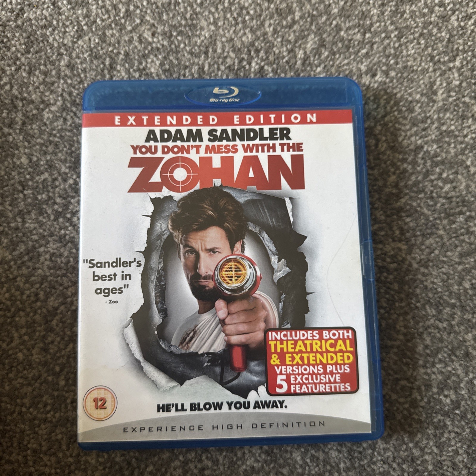 You Don't Mess With The Zohan (Blu-ray, 2009) (RussianCzechUkrainian )