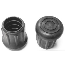 GRAINGER APPROVED LTB 19B Furniture Protective Leg Tips,7/8 in Dia 16ZM93