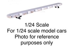 124 125 Scale Model Led Compatible Clear Narrow Lightbar Police Fire 2472c 124 125 Scale Model Led Compatible Clear Narrow Lightbar Police Fire 2472c