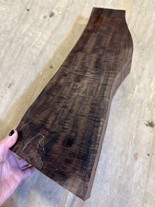 Highly Figured Curly Claro walnut Rifle/ Shotgun blank (v7)