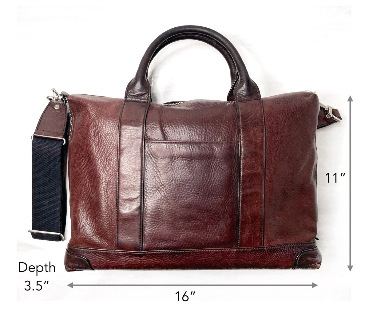 JACK SPADE レザービジネスバッグ ブラウン JACK SPADE Men's Leather Laptop Bags for sale | eBay