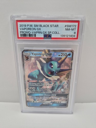 Vaporeon-GX graded PSA 8 for sale on eBay