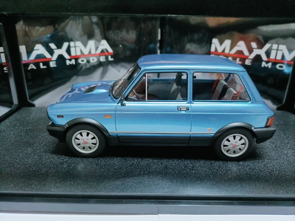 MAXIMA 1:18 Autobianchi 7 Series Mini Car Model Autobianchi A112 1984 Blue - Image 2 of 4