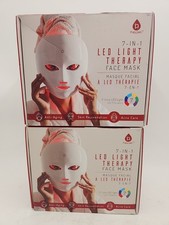 new PURSONIC LED 7-in-1 Light Therapy Face Mask for Anti-Aging  more. Set of 2