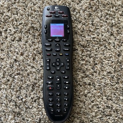 Logitech Harmony 700 TV Remote Control with Screen Used