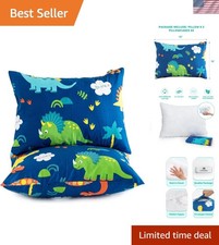 Toddler Pillow, Kids Pillows for Sleeping 14 x 19 Inches, Kids Pillow with So...