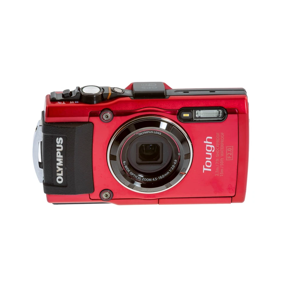 Olympus Stylus Tough TG-4 16.0MP Digital Camera - Red - Image 2 of 4