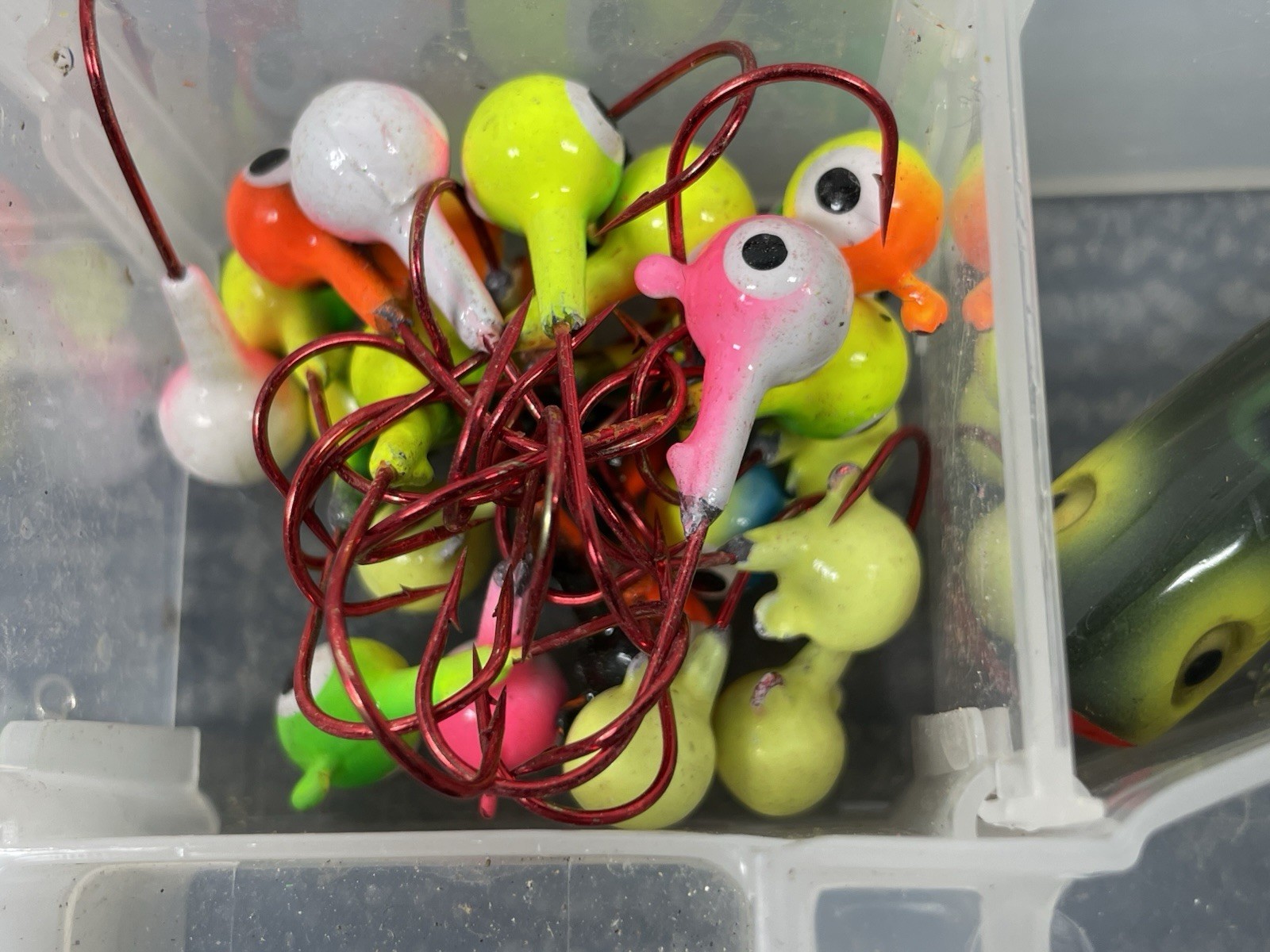 🔥 Lot Of Fishing Lures • Rapala Jigs Poppers Spoon & Box Catch Bass Trout Fish - Image 7