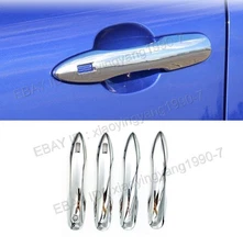 4x Chrome ABS Door Handle Cover Trim For 2021-2025 Toyota Yaris Cross Decor Trim