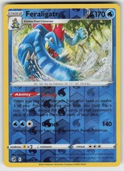 Feraligatr 057/264 Reverse Holo Fusion Strike