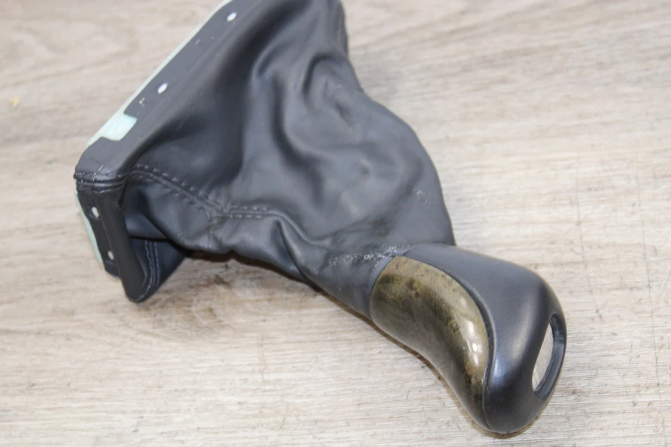 03-06 M-BENZ w211 E55 AMG CENTER CONSOLE SHIFTER BOOT & KNOB WOOD KEYLESS GO — 第 2/4 张图片