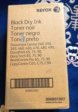 Genuine Xerox ~006R01007 (6R1007) Black Toner 2-Pack - NEW SEALED