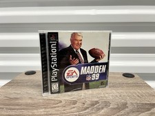 Madden NFL 99 (Sony PlayStation 1 PS1, 1998) CIB Complete Inserts Tested Works