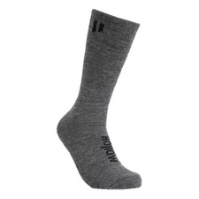 New Hollow Alpaca Crew Socks Grey Medium Men 8-10 Women 7-10