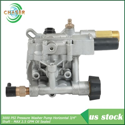 #ad #ad Pressure Washer Pump Horizontal 3 4quot;Shaft MAX 3000 PSI 2.5 GPM Oil Sealed US $63.20
