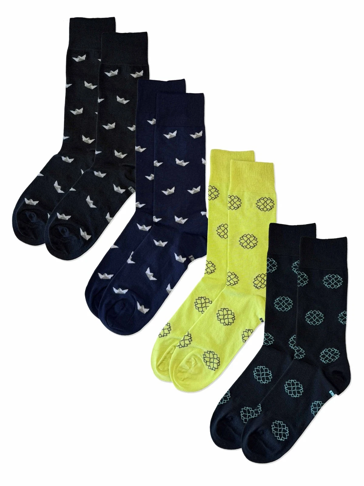 The Minimalist – 4 Pack Men's Patterned Socks - Size UK 7-10.5
Opens in a new window or tab