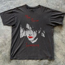 The Cure Lovesong T-Shirt Robert Smith Unisex Black T-shirt, Size S-5XL