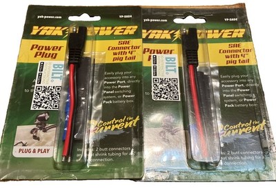 Lot of 2 - Yak-Power YP-SAE4 Power Plug