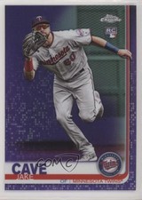 2019 Topps Chrome Purple Refractor 107/299 Jake Cave #161 te6