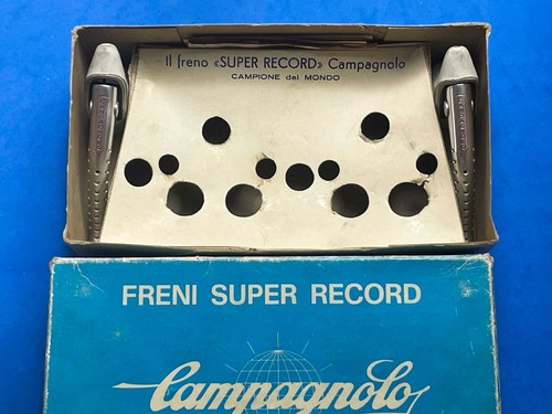 Campagnolo LEVE SUPER RECORD brake levers leve freno nuove NEW NOS (NO CALIPER) - Imagen 6 de 24