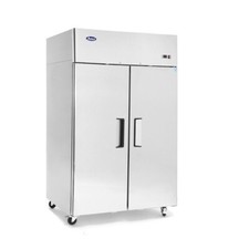 ATOSA MBF8005 Double 2 Door Side By Side Stainless Steel Reach In Commercial Fri