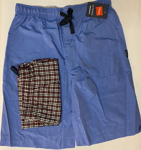Hanes Big Man's 2-Pk Woven Underwear M - Picture 2 of 2
