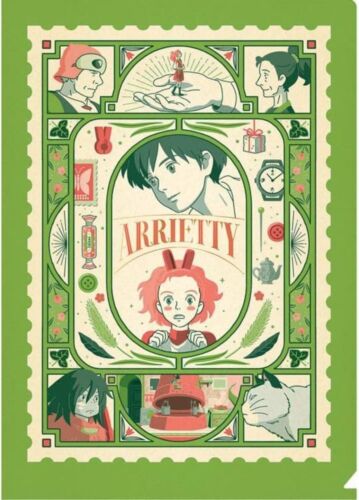 The Secret World of Arrietty Carpeta de Archivo Transparente Marco Retro Studio Ghibli Nuevo - Imagen 2 de 14