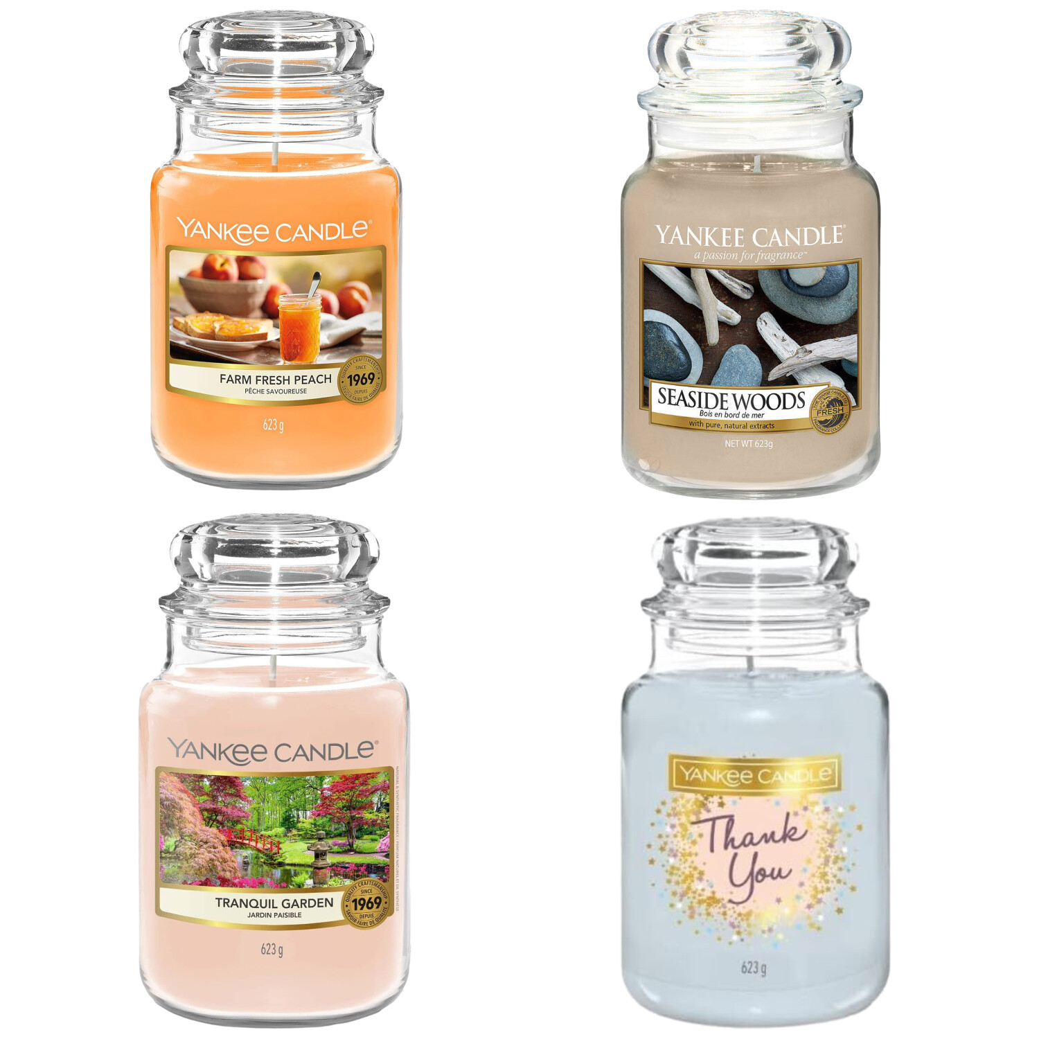 Yankee Scented Candle Scent Large Jar Aromatherapy Home Fragrance 623