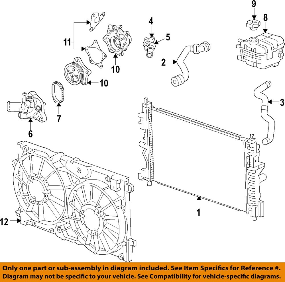 Chevrolet GM OEM 16-18 Volt Radiator Coolant-Lower Hose 23323520  