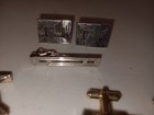 Lot Of Men’s Cufflinks And Tie Bars/Clasps -Swank, Pioneer — photo 6