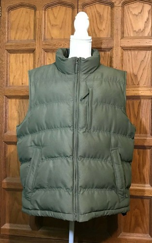 Men's St. John's Bay Green Puffer Vest 