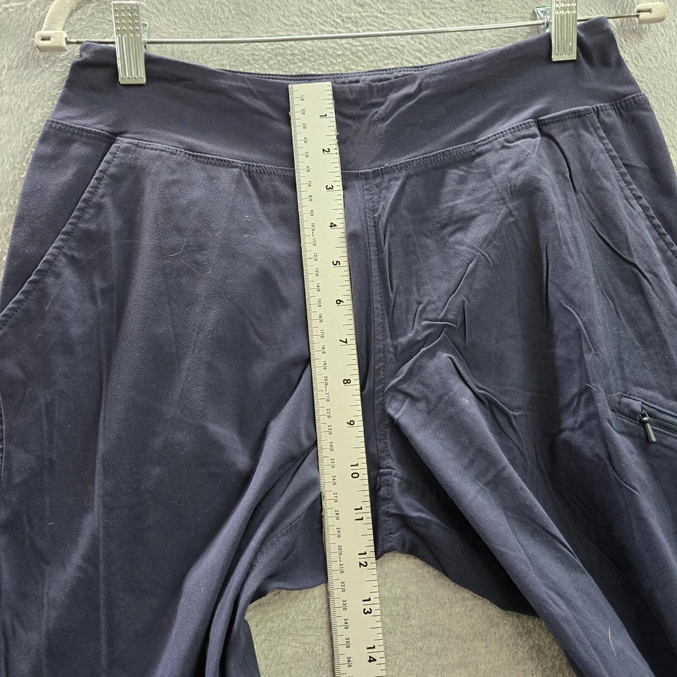 Mountain Hardwear Mujeres Ropa Activa Pantalones Medianos Azul Cremallera Bolsillos Nailon Senderismo Foto 4 de 4