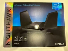 NETGEAR Nighthawk 8-Stream Tri-band AX8 WiFi 6 Router (RAX70) AX6600 
