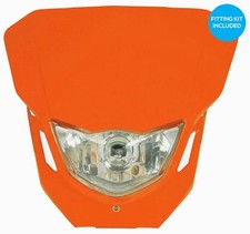 ENDURO FAIRING HEADLIGHT 35W UNIVERSAL FIT DART OFF ROAD TRAIL BIKE KTM ORANGE