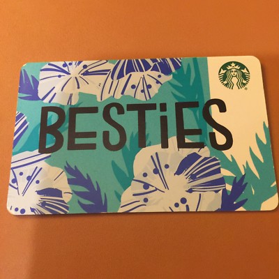 Starbucks 2018 Recycled Besties Gift Card (no value, brand new)