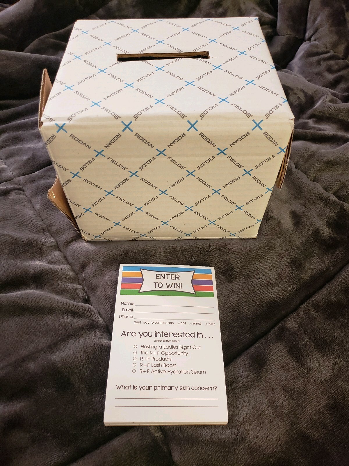 Rodan + Fields Enter To Win Pad With Entry Box | eBay