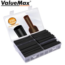 Valuemax 200SZTUK Zestawy rur termokurczliwych 3:1 Przemysłowa elektryczna rura termokurczliwa