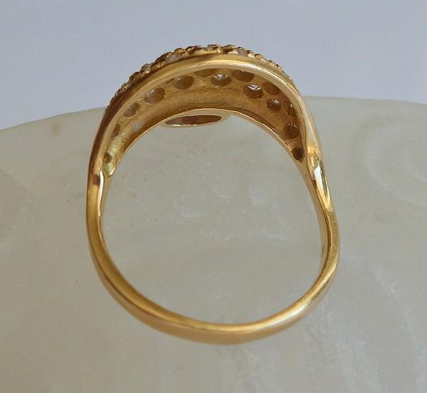 *Brilliant ring ring with ruby brilliant 0.55 ct … - image 2