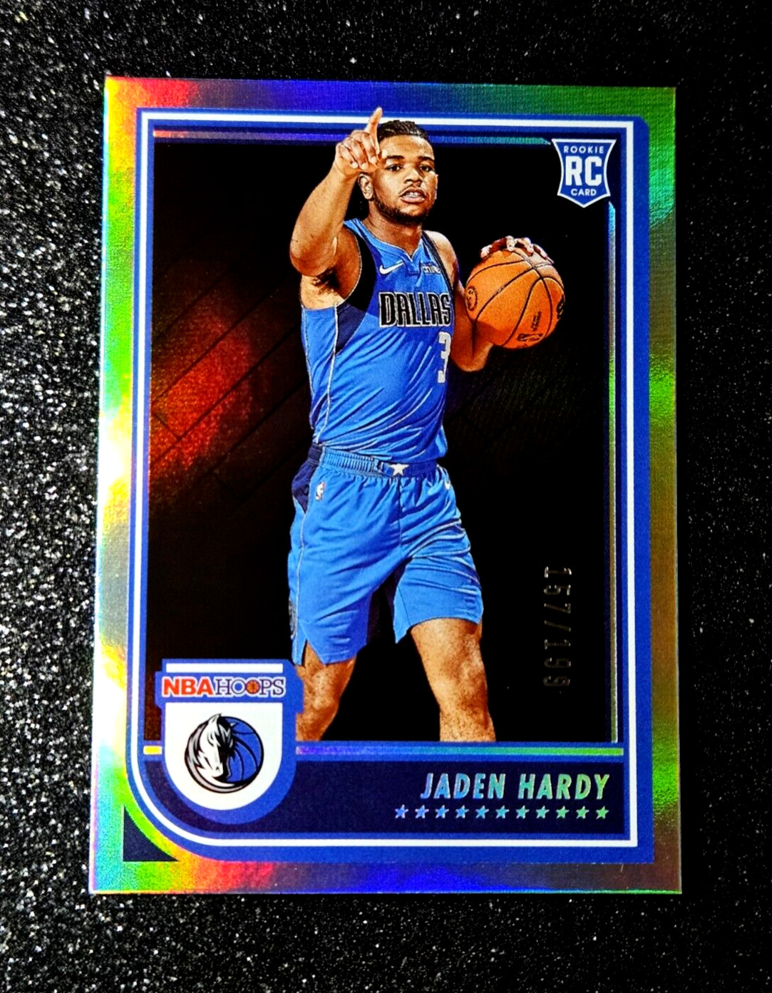 2022-23 NBA Hoops Rookies Premium Box Set /199 Jaden Hardy Holofoil RC #263 MINT