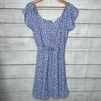 Jessica Simpson Blue & White Floral Print Sun Dress M | eBay Jessica Simpson Blue & White Floral Print Sun Dress M | eBay