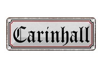 Blechschild Hinweis 27X10 Cm Carinhall Wanddeko Metall Deko Schild Tin Sign